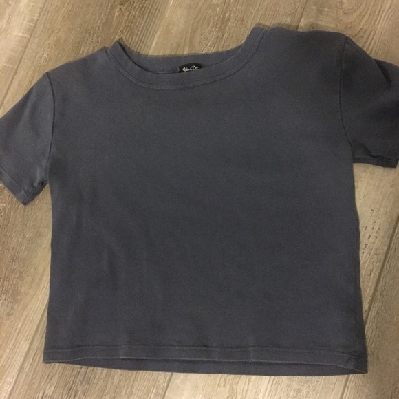 John Galt navy blue crop top - Picture 2 of 3